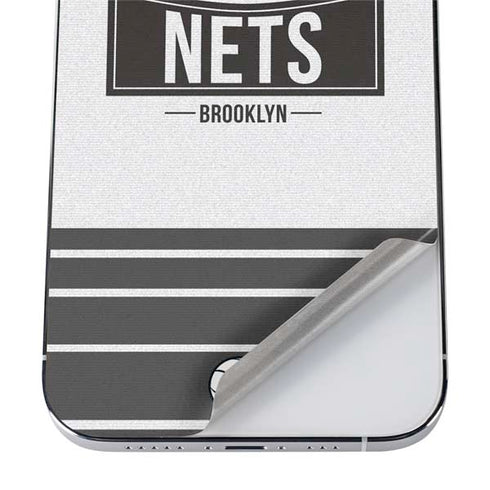 NBA Brooklyn Nets Static iPhone 12 Pro Skin
