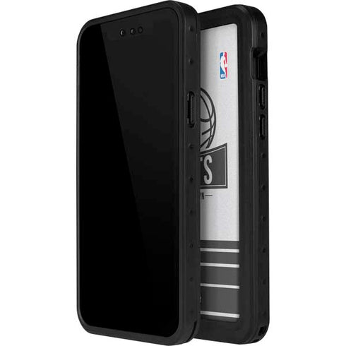 NBA Brooklyn Nets Static iPhone 12 Pro Waterproof Case