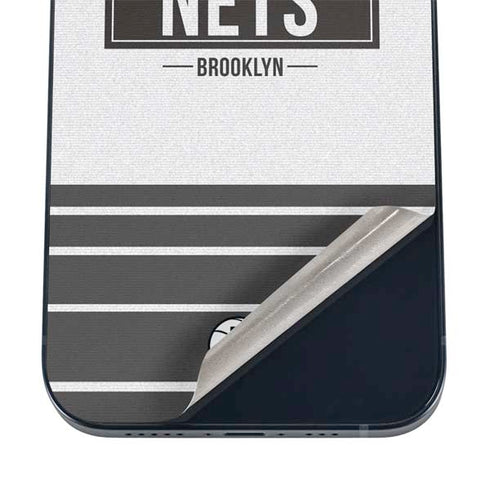 NBA Brooklyn Nets Static iPhone 12 Skin