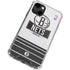 NBA Brooklyn Nets Static iPhone 13 Clear Case