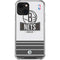 NBA Brooklyn Nets Static iPhone 13 Clear Case