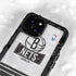 NBA Brooklyn Nets Static iPhone 13 Mini Waterproof Case