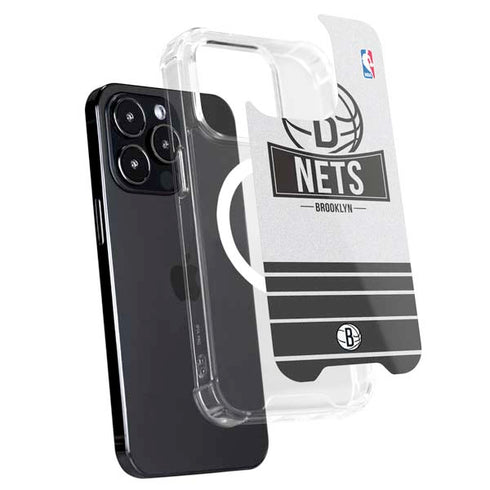 NBA Brooklyn Nets Static iPhone 13 Pro MagSafe Case