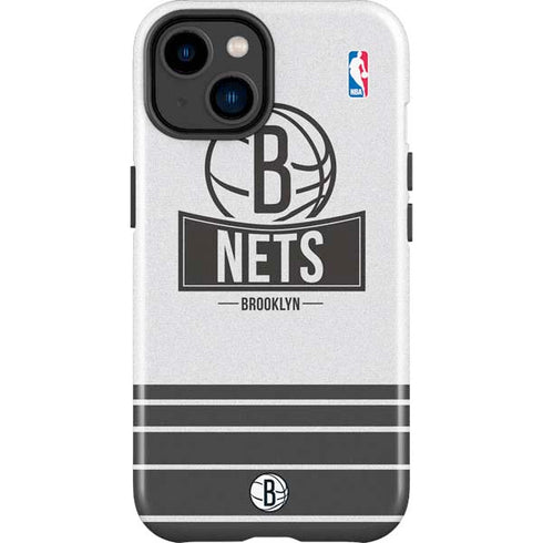 NBA Brooklyn Nets Static iPhone 15 Plus Impact Case