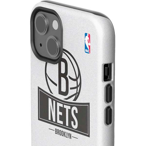 NBA Brooklyn Nets Static iPhone 15 Plus Impact Case