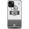 NBA Brooklyn Nets Static iPhone 14 Plus Clear Case