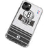 NBA Brooklyn Nets Static iPhone 14 Plus Clear Case
