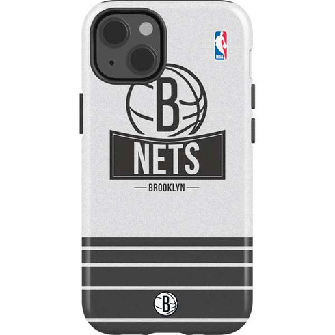 NBA Brooklyn Nets Static iPhone 15 Impact Case