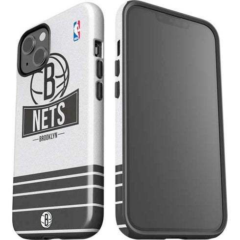 NBA Brooklyn Nets Static iPhone 15 Impact Case