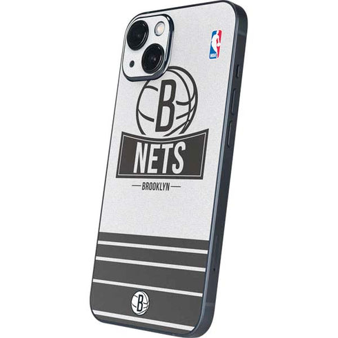 NBA Brooklyn Nets Static iPhone 15 Plus Skin