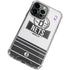 NBA Brooklyn Nets Static iPhone 14 Pro Clear Case