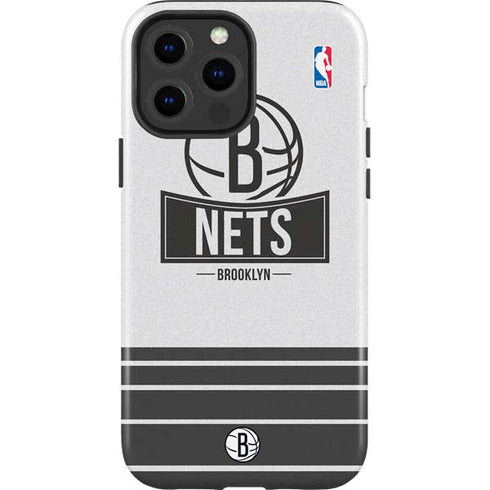 NBA Brooklyn Nets Static iPhone 15 Pro Max Impact Case