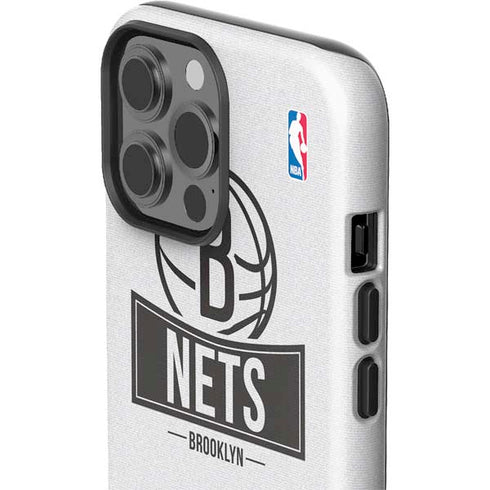 NBA Brooklyn Nets Static iPhone 15 Pro Max Impact Case