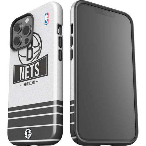 NBA Brooklyn Nets Static iPhone 15 Pro Max Impact Case