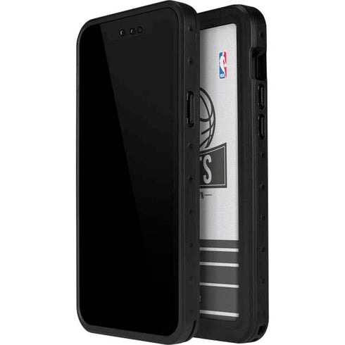 NBA Brooklyn Nets Static iPhone 14 Pro Max Waterproof Case