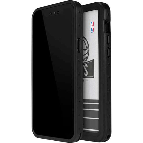 NBA Brooklyn Nets Static iPhone 15 Plus Waterproof Case