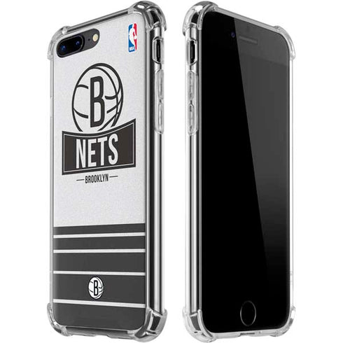 NBA Brooklyn Nets Static iPhone 7/8 Plus Clear Case