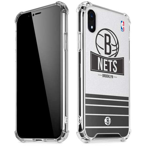 NBA Brooklyn Nets Static iPhone XR Clear Case