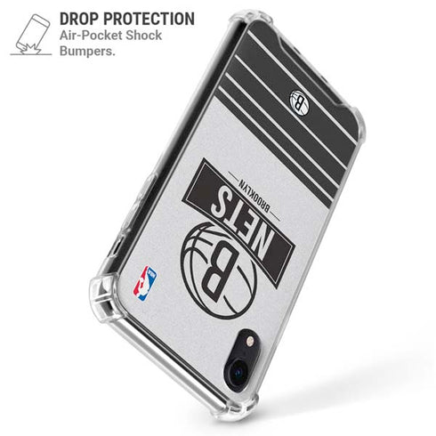 NBA Brooklyn Nets Static iPhone XR Clear Case