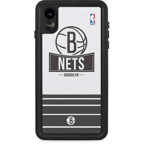 NBA Brooklyn Nets Static iPhone XR Waterproof Case