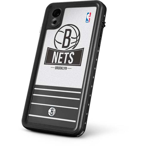 NBA Brooklyn Nets Static iPhone XR Waterproof Case