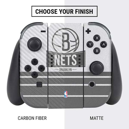 NBA Brooklyn Nets Static Nintendo Switch Bundle Skin