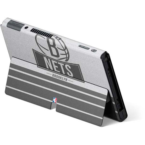 NBA Brooklyn Nets Static Nintendo Switch OLED (2021) Skin