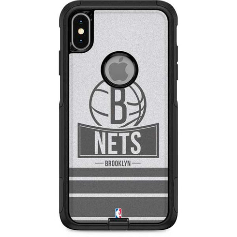 NBA Brooklyn Nets Static Otterbox Commuter iPhone Skin