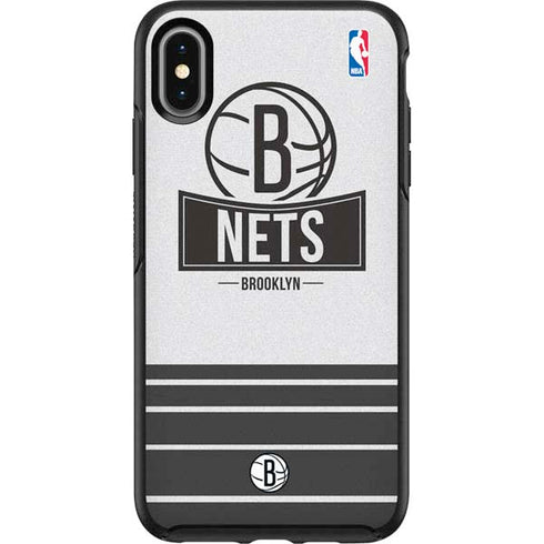 NBA Brooklyn Nets Static Otterbox Symmetry iPhone Skin