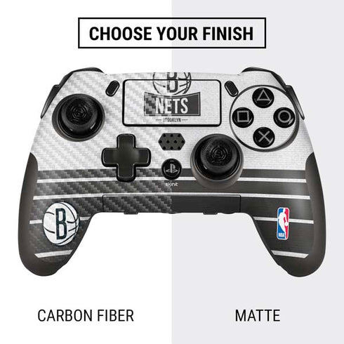NBA Brooklyn Nets Static PlayStation Scuf Vantage 2 Controller Skin