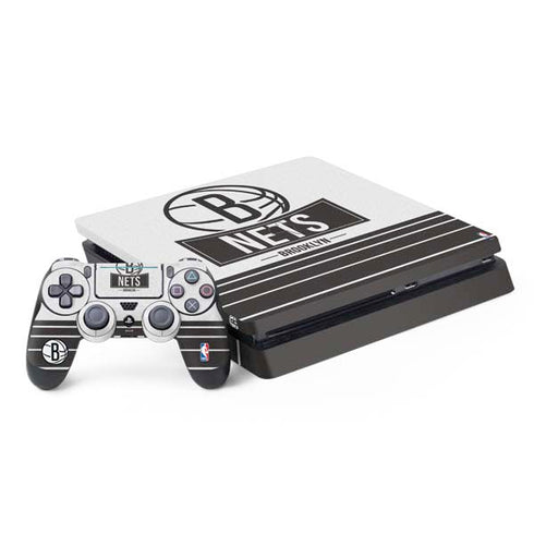 NBA Brooklyn Nets Static PS4 Slim Bundle Skin