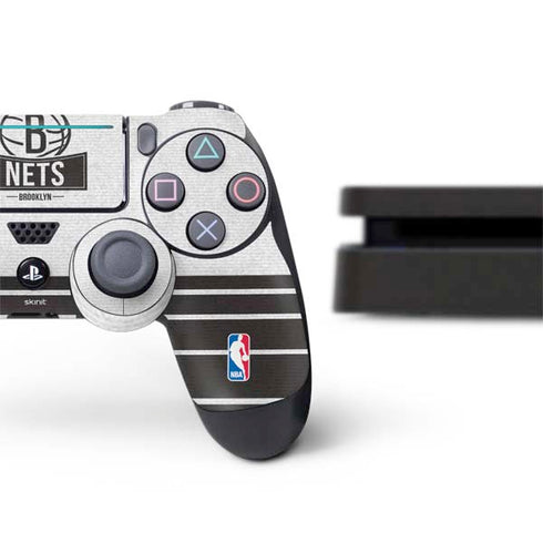 NBA Brooklyn Nets Static PS4 Slim Bundle Skin