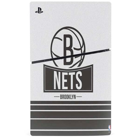 NBA Brooklyn Nets Static PS5 Slim Disk Console Skin