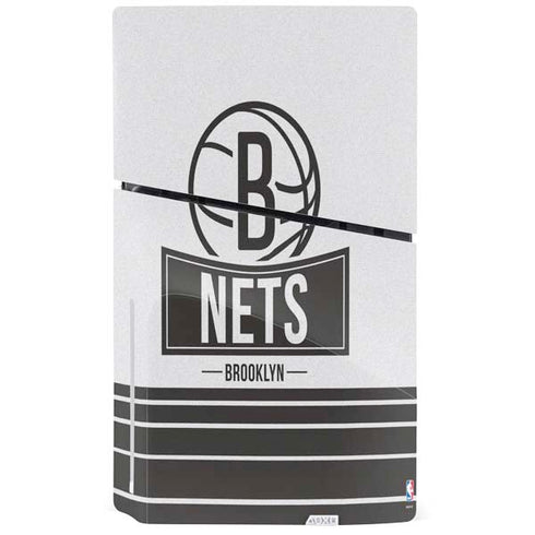 NBA Brooklyn Nets Static PS5 Slim Disk Console Skin