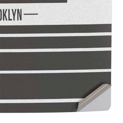 NBA Brooklyn Nets Static PS5 Slim Disk Console Skin