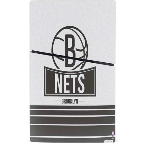 NBA Brooklyn Nets Static PS5 Slim Digital Edition Console Skin