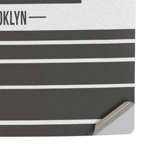 NBA Brooklyn Nets Static PS5 Slim Digital Edition Console Skin