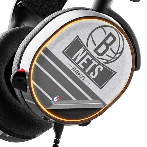 NBA Brooklyn Nets Static SteelSeries Arctis 5 Skin