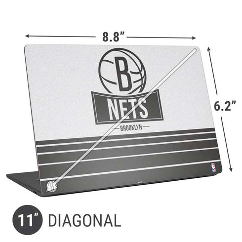 NBA Brooklyn Nets Static Universal Laptop 11in (8.8 x 6.2in) Skin