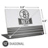NBA Brooklyn Nets Static Universal Laptop 12in (9.8 x 6.8in) Skin