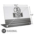 NBA Brooklyn Nets Static Universal Laptop 13in (10.6 x 7.6in) Skin