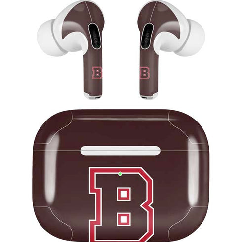Brown University B Logo AirPods Pro 2nd Gen Skin