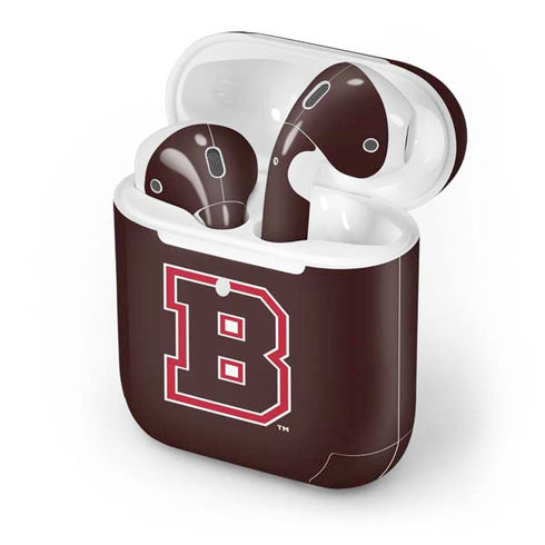 Brown University B Logo Apple AirPods 2 Skin