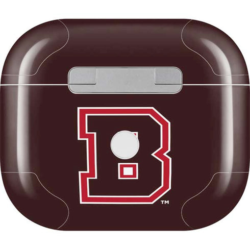 Brown University B Logo Apple AirPods (3rd Gen 2021) Skin