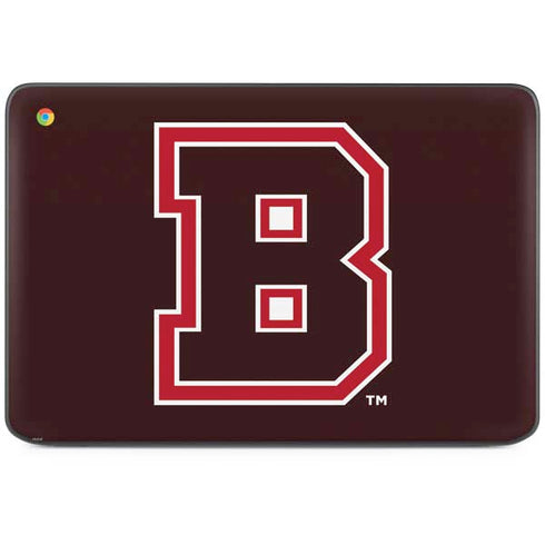 Brown University B Logo HP Chromebook Skin