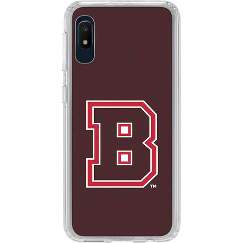 Brown University B Logo Galaxy A10e Clear Case