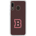 Brown University B Logo Galaxy A20 Clear Case