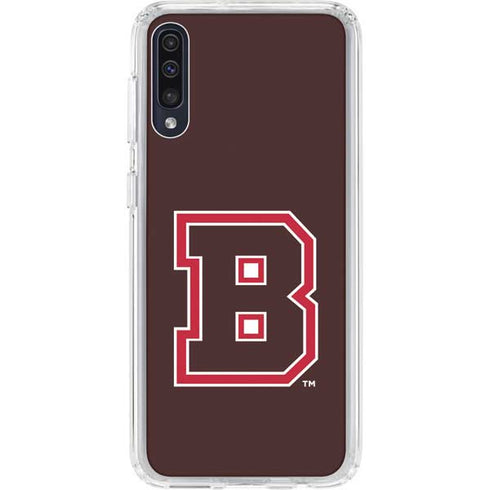 Brown University B Logo Galaxy A50 Clear Case