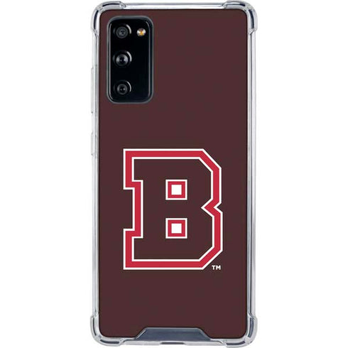 Brown University B Logo Galaxy S20 FE Clear Case