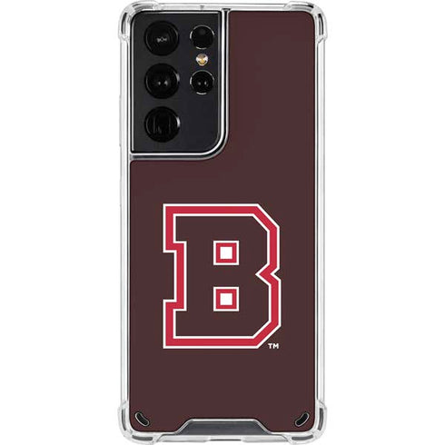 Brown University B Logo Galaxy S21 Ultra 5G Clear Case